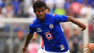 Maranhão en un partido con Cruz Azul