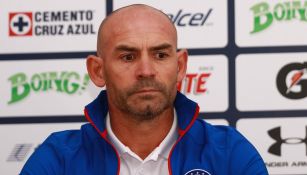 Paco Jémez, en su presentación como DT de Cruz Azul