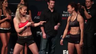 Paige VanZant intiva a Michelle Waterrson a bailar