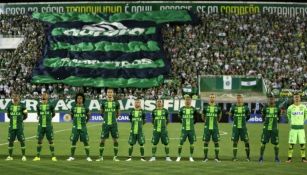 Chapecoense durante un encuentro del torneo brasileño