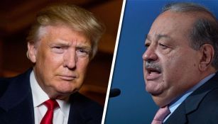 Donald Trump y Carlos Slim, dos de las personas con más dinero en el mundo