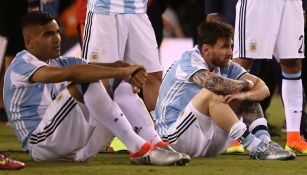 Messi observa cómo pierden la Final de la Copa América Centenario