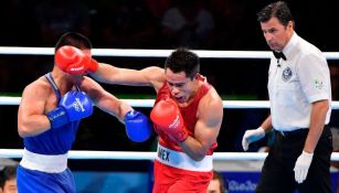 Misael Rodriguez, durante combate en los Juegos Olímpicos de Río 2016