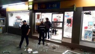 Personas saquearon un Oxxo durante las manifestaciones