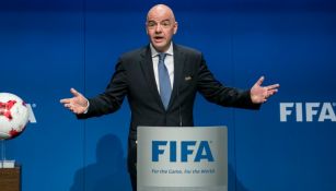 Infantino, en conferencia de la FIFA en Zúrich 