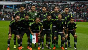 Once inicial de México en un partido en el Estadio Azteca 