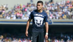 Pablo Barrera, en el encuentro contra Cruz Azul