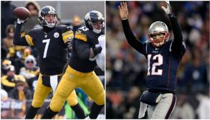 Big Ben y Tom Brady durante juegos de la NFL