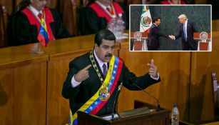 Nicolás Maduro da una conferencia en Venezuela 