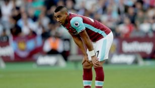 Dimitri Payet, durante un partido con el West Ham