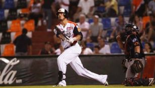 Tigres de Quintana Roo en un juego de la Liga Mexicana de Béisbol