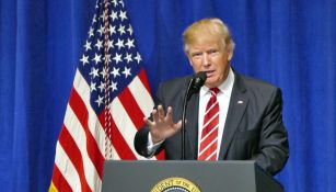 Trump, durante una conferencia de prensa