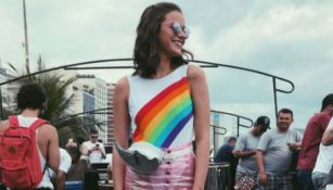 Bruna Marquezine luce feliz en el carnaval de Río de Janeiro