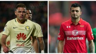 Aguilar y Triverio, jugadores de América y Toluca, respectivamente