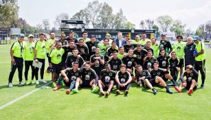 Jugadores del América muestran unión tras suspensión de Aguilar