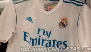 Posible playera que utilizaría el Real Madrid para la próxima temporada