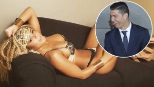 Miss Bumbum posa sensual ante la mirada de Cristiano