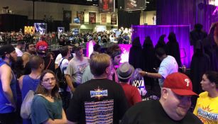 Aficionados de la WWE en el Fan Axxess