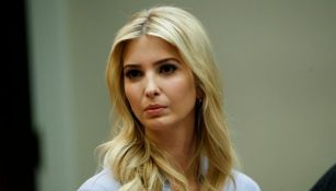 Ivanka Trump luce seria durante un evento