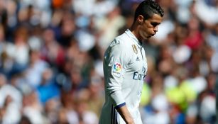 Cristiano Ronaldo, cabizbajo en partido con Real Madrid