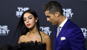 Georgina Rodríguez y CR7 en la entrega del The Best