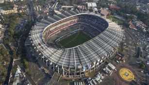 Vista aérea del Estadio Azteca