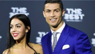 Georgina Rodríguez y CR7 en la gala de 'The Best' 