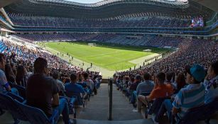 Miles de seguidores observaron el entrenamiento en el BBVA Bancomer