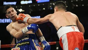 Manuel Ávila y Joseph Díaz durante su combate