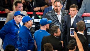 Canelo, cara a cara con Golovkin