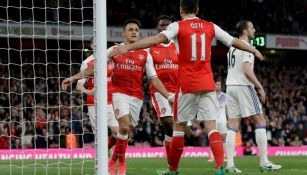 Alexis celebra su anotación frente al Sunderland en Premier 