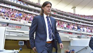 Matias Almeyda antes del partido contra Toluca 