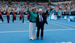 Margaret Court previo al campeonato de Melbourne