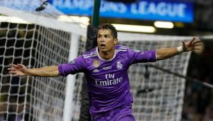 CR7 festeja su segundo gol contra la Juve en la Final dela Champions