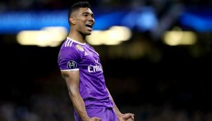 Casemiro celebra el título del Real Madrid