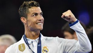 Cristiano Ronaldo festeja la obtención de la Duodécima en Cardiff