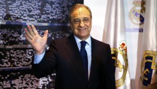 Florentino Pérez en el acto donde fue proclamado por quinta vez presidente del RM