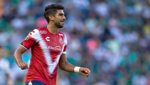 Eduardo Herrera durante un partido de torneo Clausura 2017 de la Liga Bancomer MX