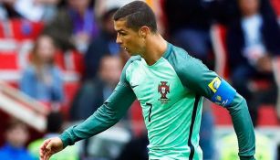 Cristiano Ronaldo, durante juego entre Portugal y Rusia