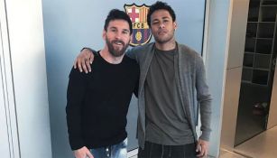 Neymar y Messi en las instalaciones del Barcelona