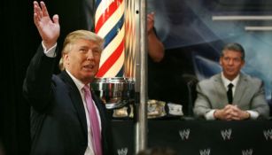 Donald Trump asistió como invitado a la WWE