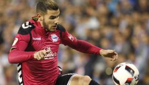 Theo Hernández, en un partido con el Alavés