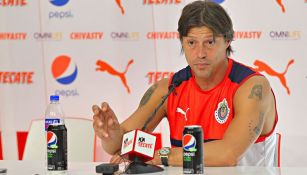 Matías Almeyda charla en conferencia de prensa