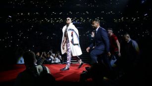 Conor McGregor, durante una conferencia en el Barclays Center