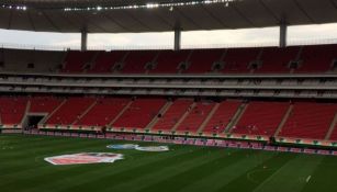 Estadio Chivas, unos minutos antes del duelo entre Guadalajara y Porto