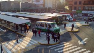 Paradero de autobuses de la CDMX