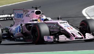 Checo Pérez, corriendo con su Force India