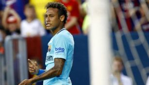 Neymar, en un partido con el Barcelona
