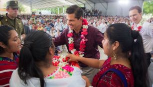 Peña Nieto, durante el Día Internacional de los Pueblos Indígenas