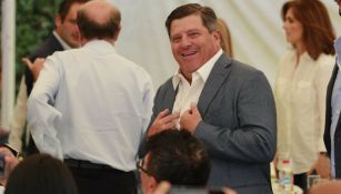 Miguel Herrera, durante un evento 